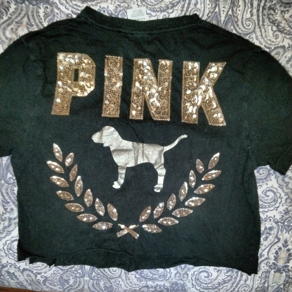 Crop Top PINK Tee shirt